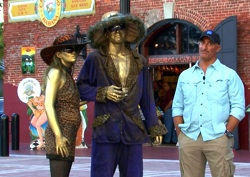 Key West's quirky activities such as sunset celebration, street performers, Schooner Wharf Bar and Fantasy Fest also were filmed. 